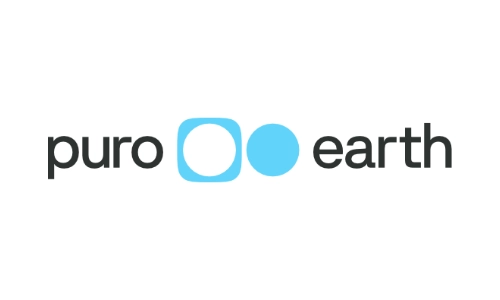 Puro earth logo with white background