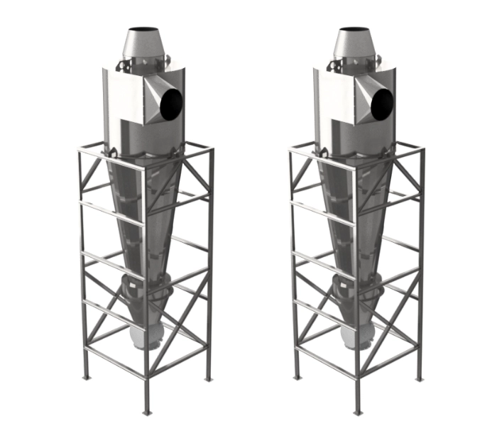 A wet scrubber, used for abatement