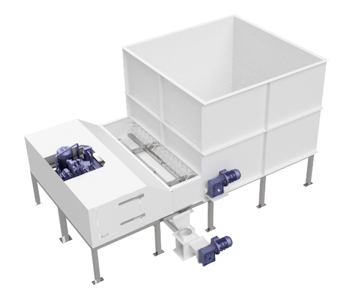 A feed bunker