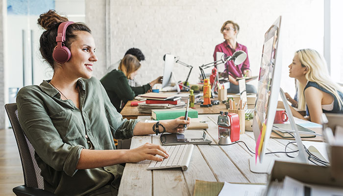 personalized work space