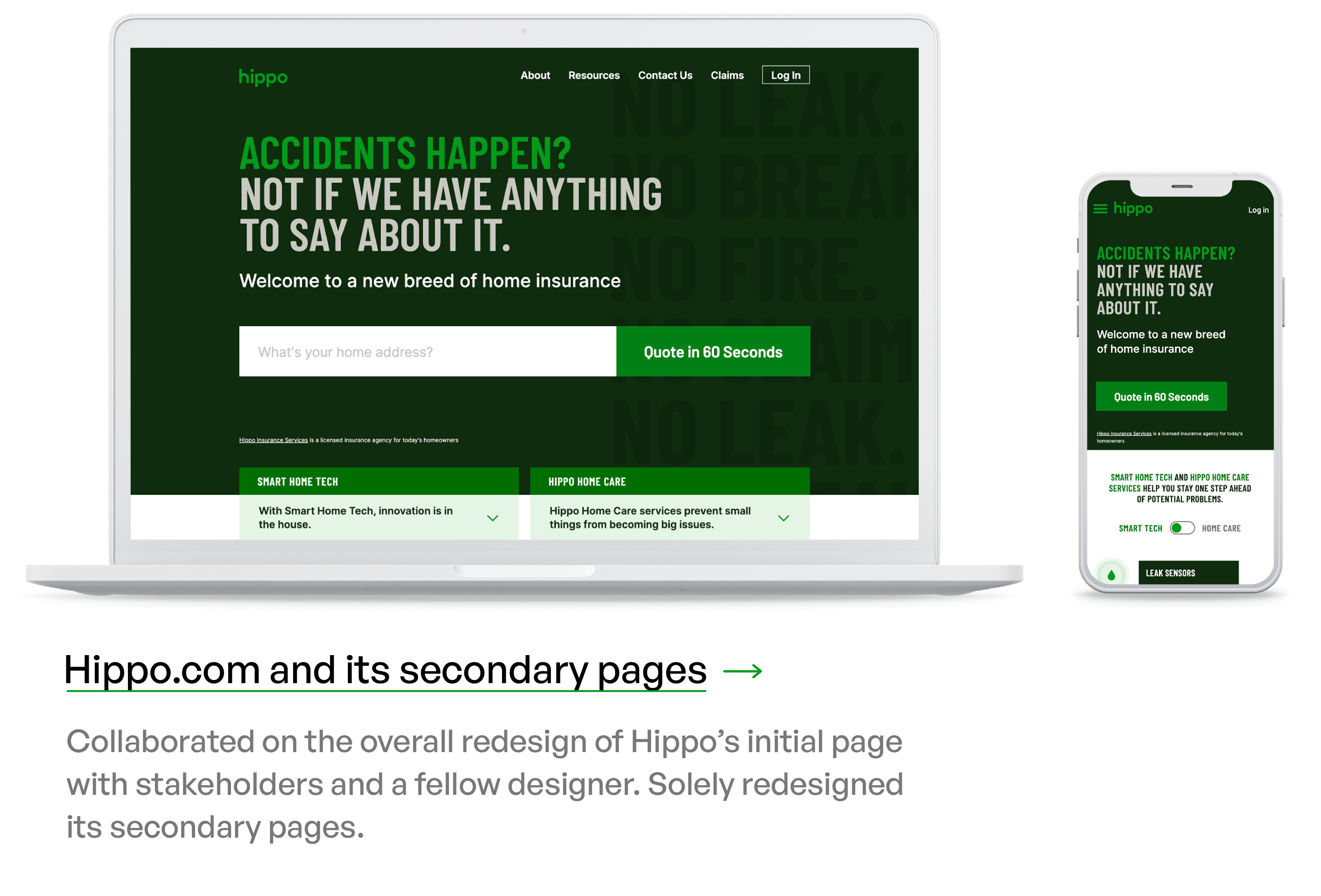 Visual designer of hippo.com