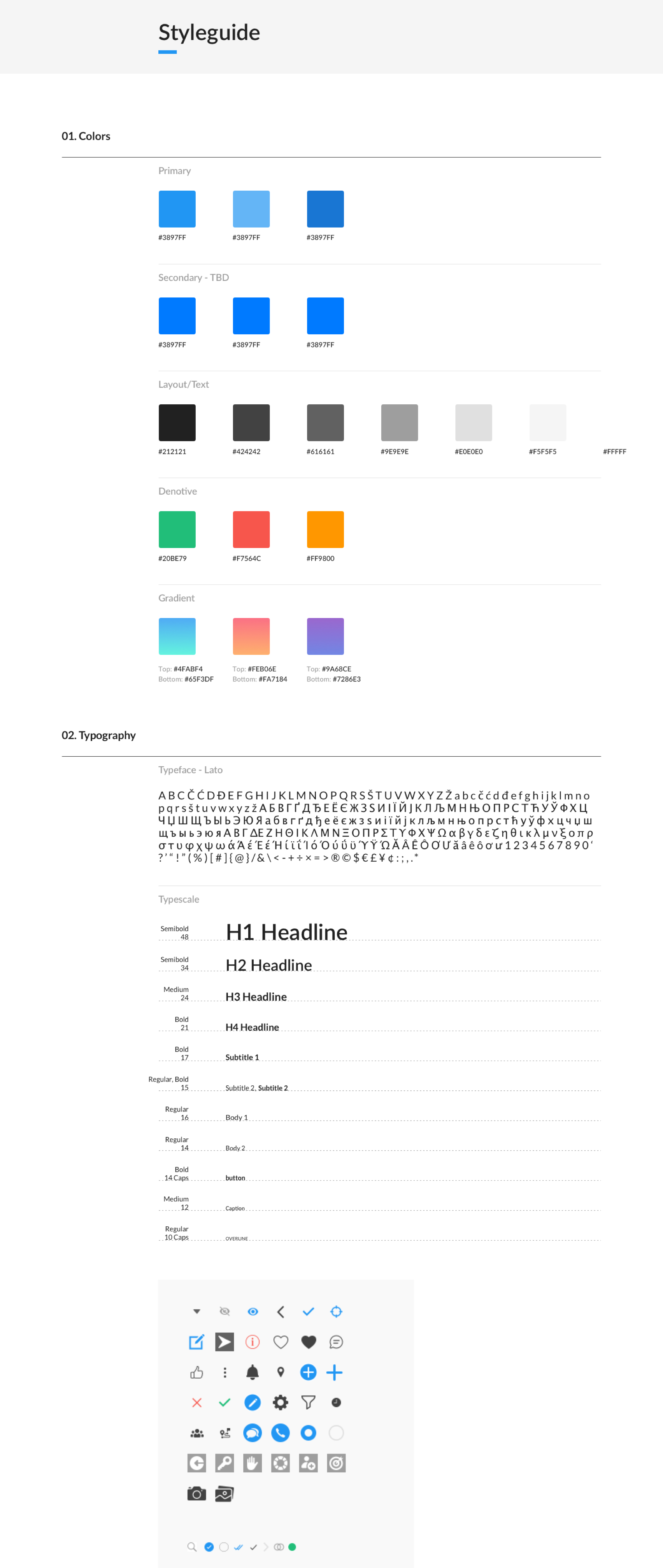 Styleguide