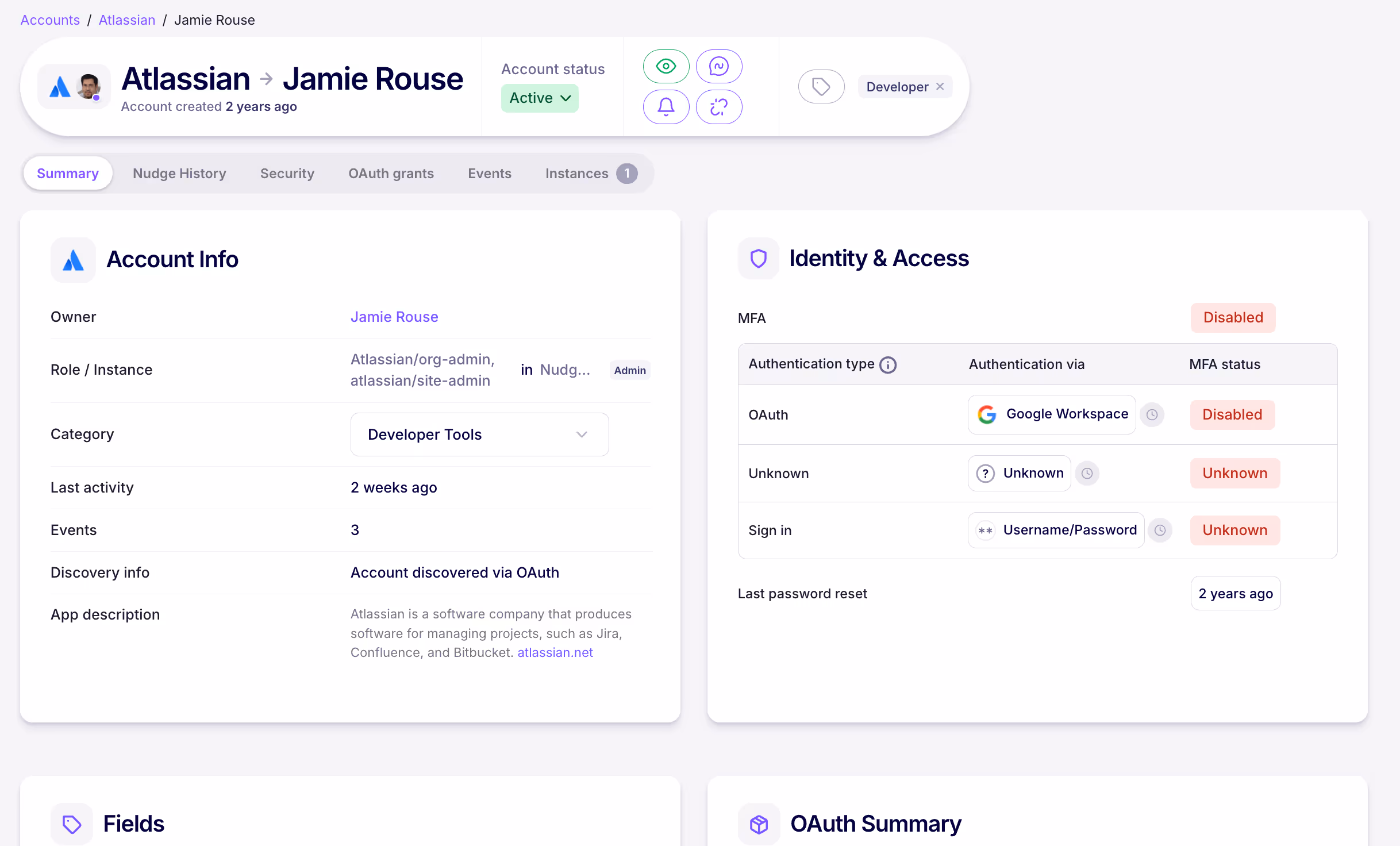 Nudge Security SaaS asset discovery 