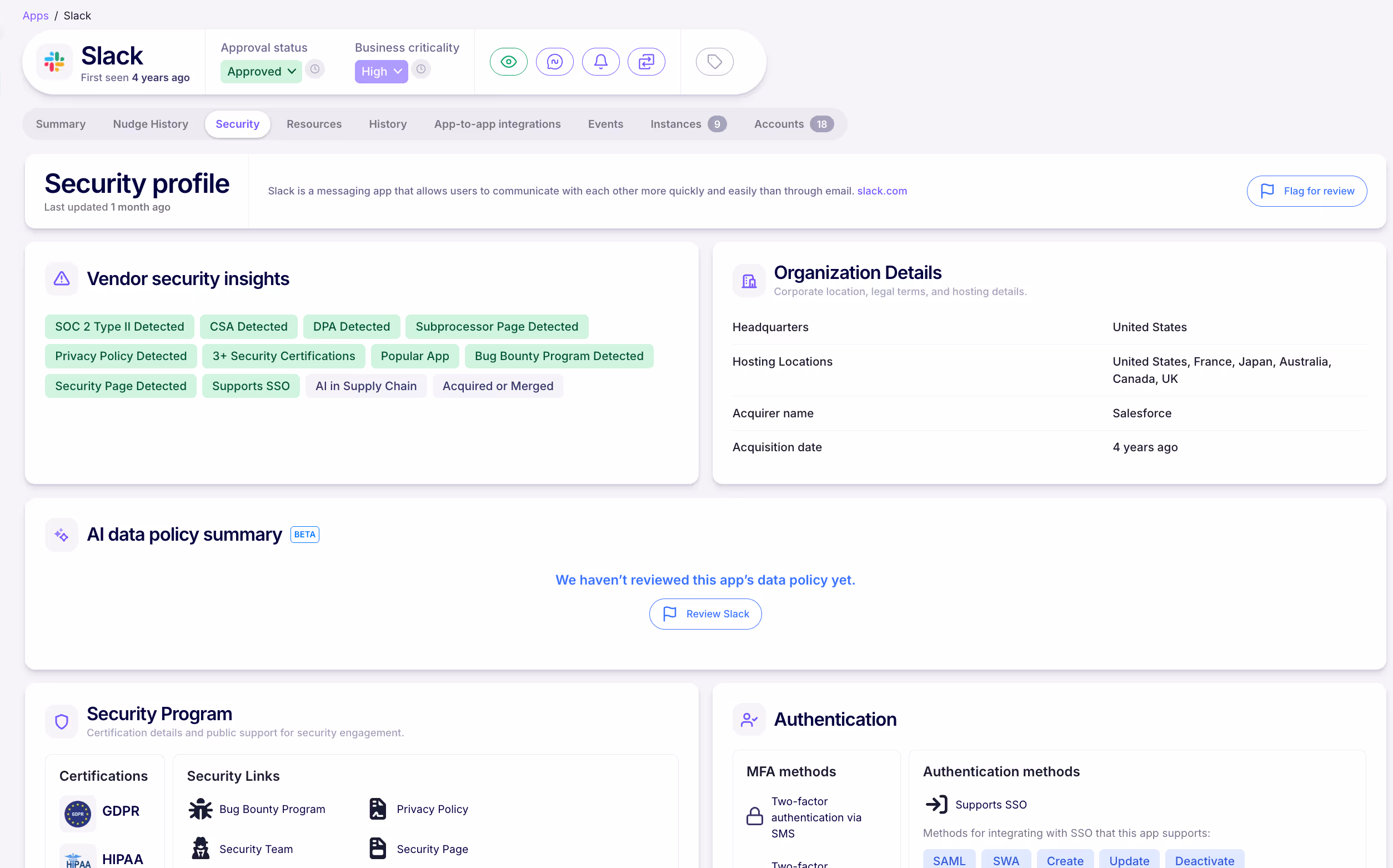 Nudge Security SaaS asset discovery 