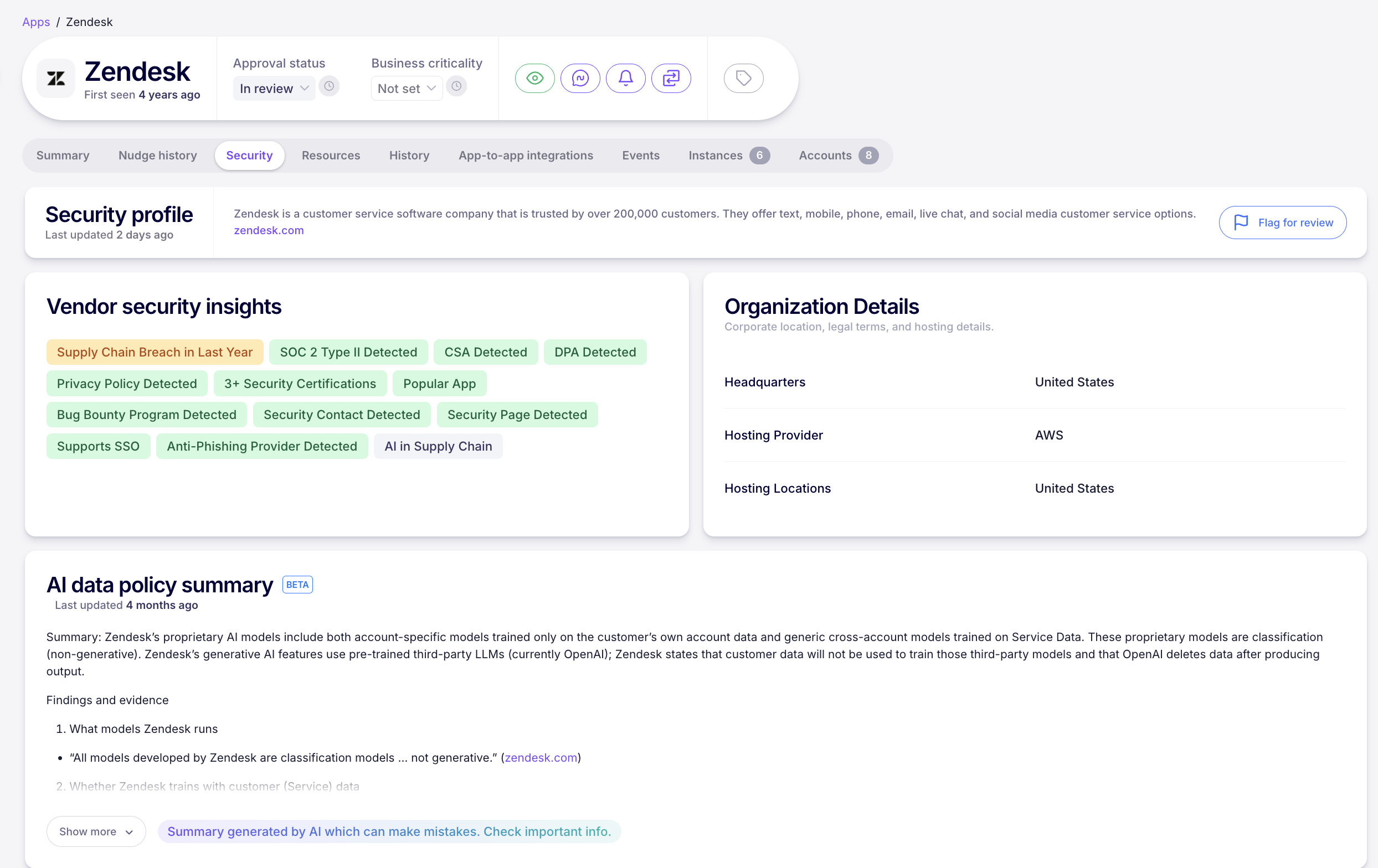 Nudge Security SaaS asset discovery 