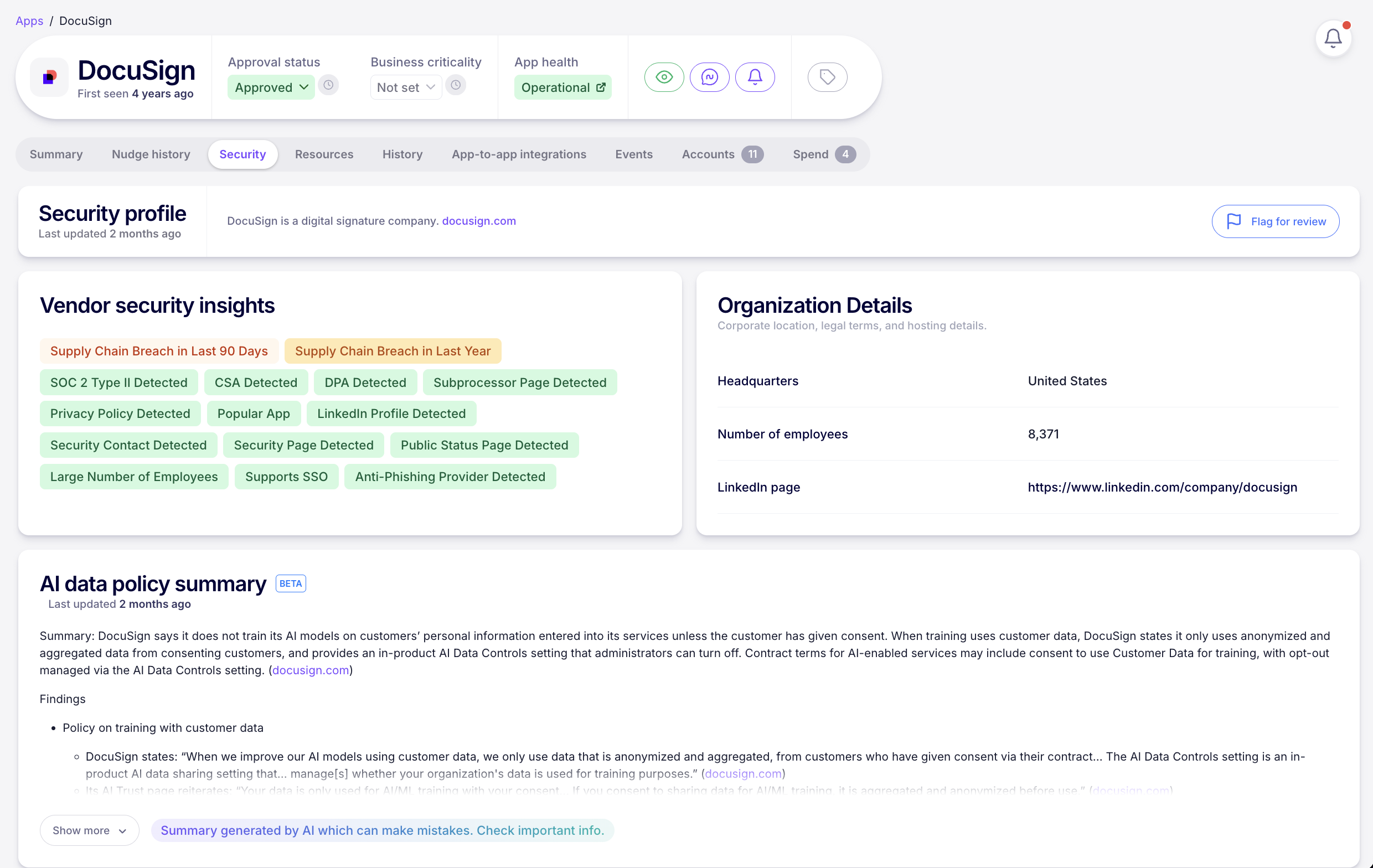 Nudge Security SaaS asset discovery 