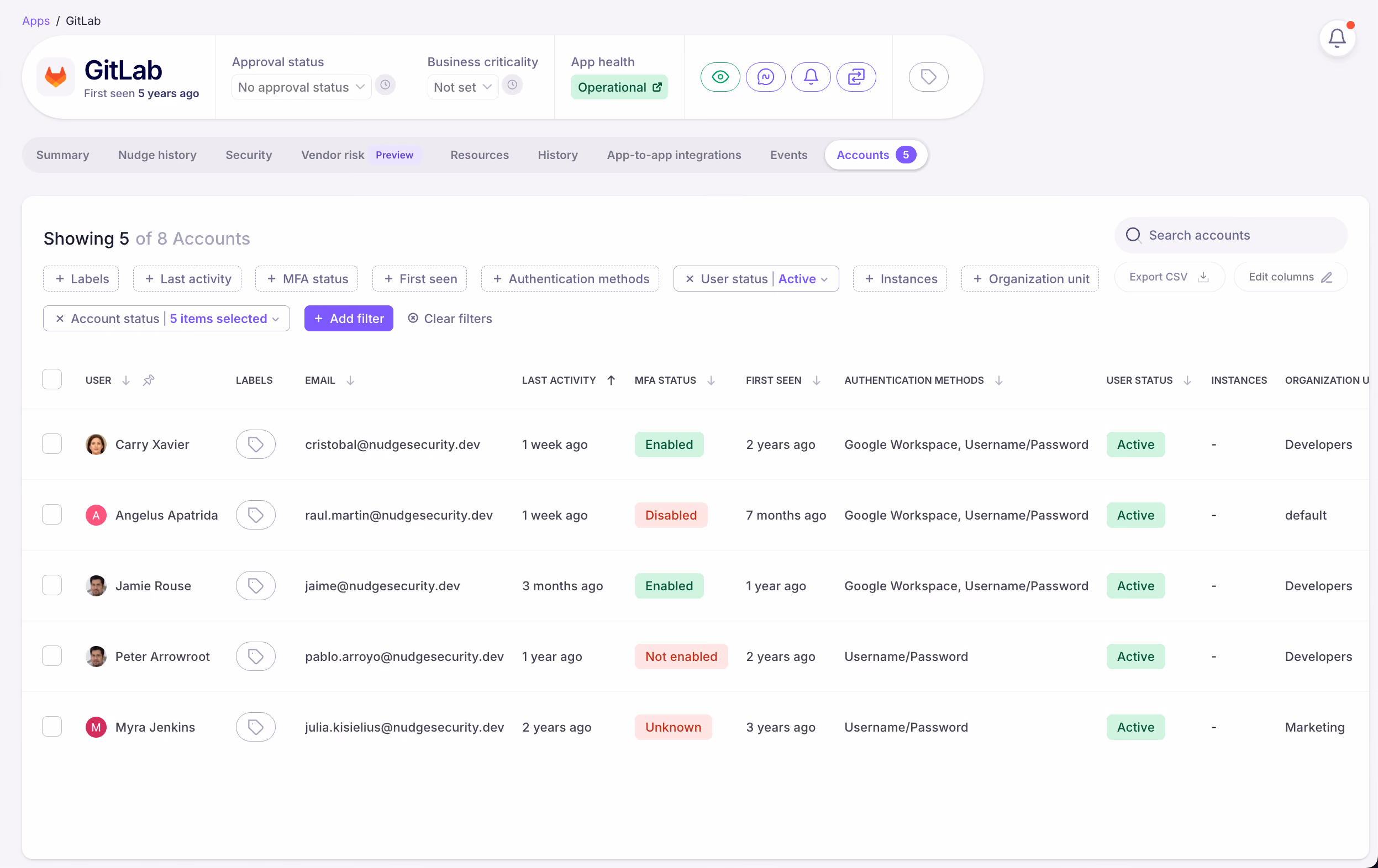 Nudge Security SaaS asset discovery