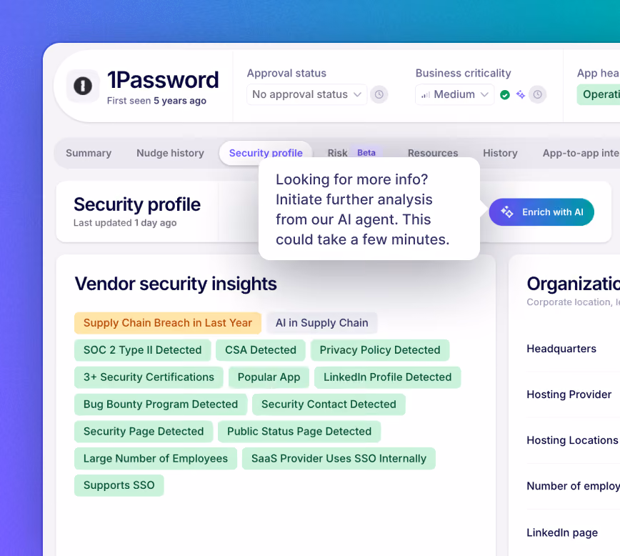 Nudge Security SaaS asset discovery 