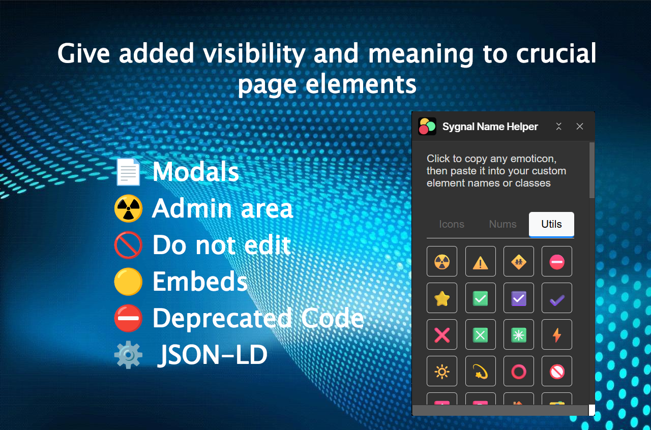 3. Add visibility and meaning to crucial page elements