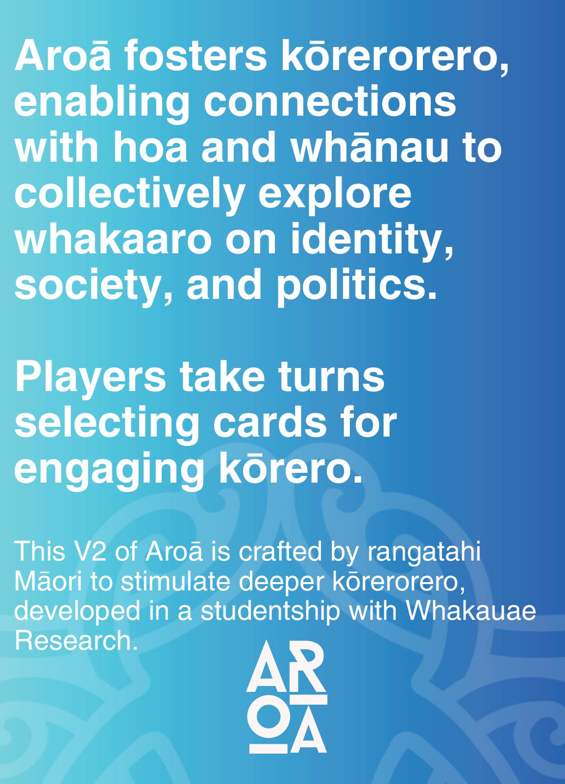 Aroā Cards TUI Output