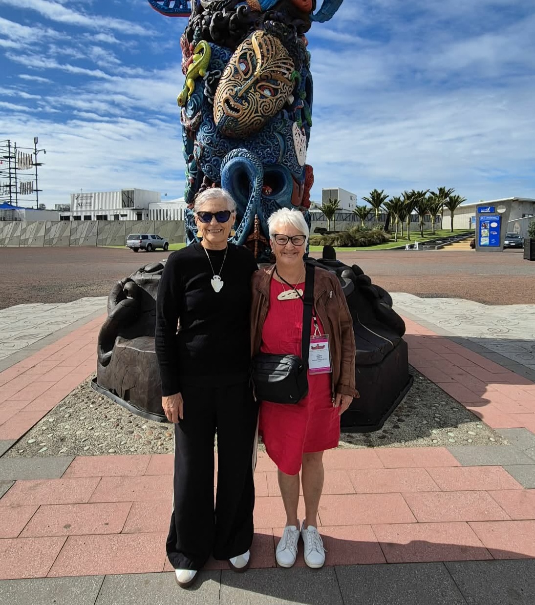 Gill and Heather at the World Indigenous Cancer Conference, 2026