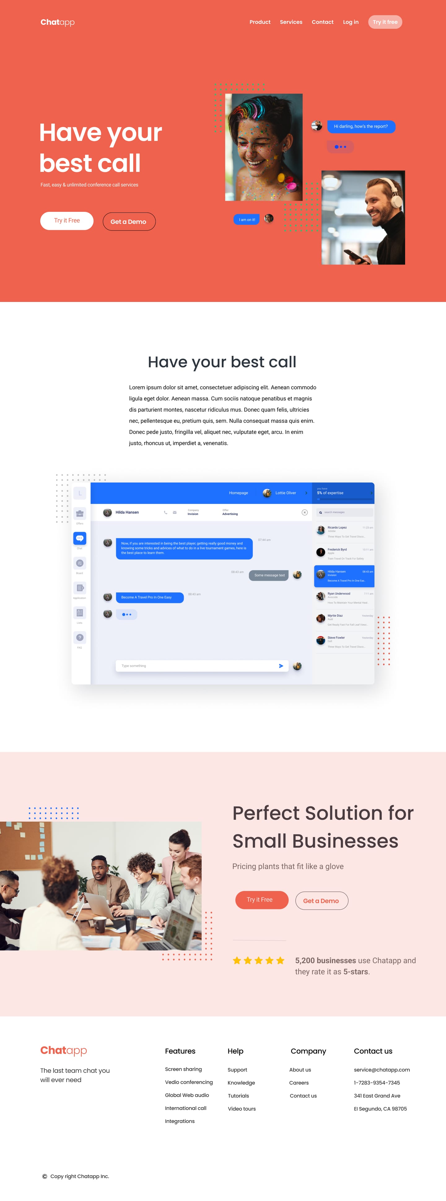 A screenshot of web page