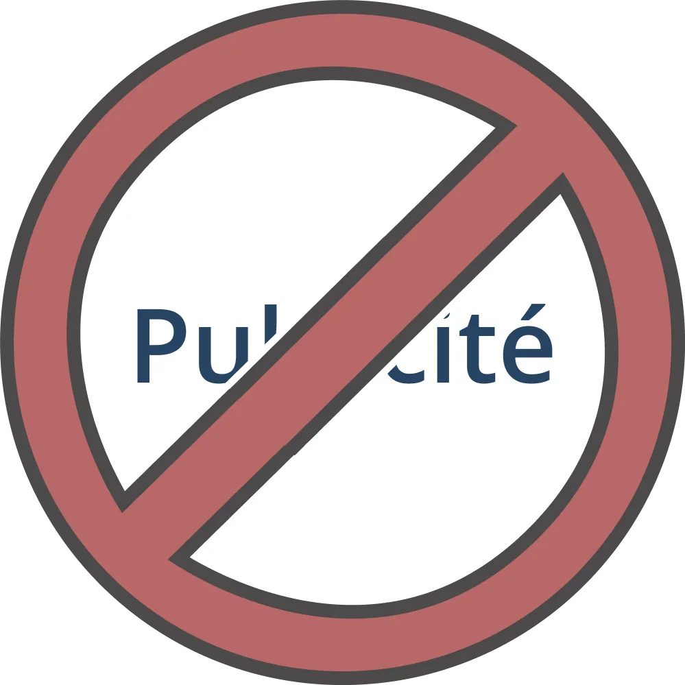 Illustration absence de publicité dans l’application Letmo