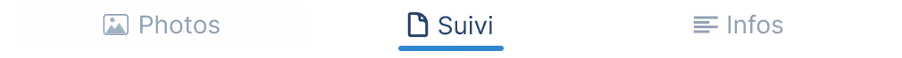 Nouvel onglet de Suivi dans chaque dossier