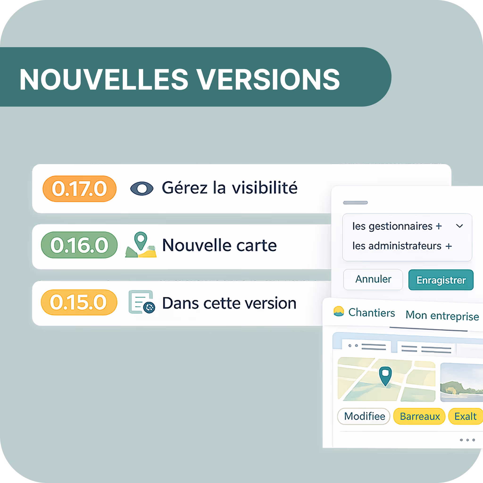 Ce qu'apporte chaque nouvelle version de Letmo