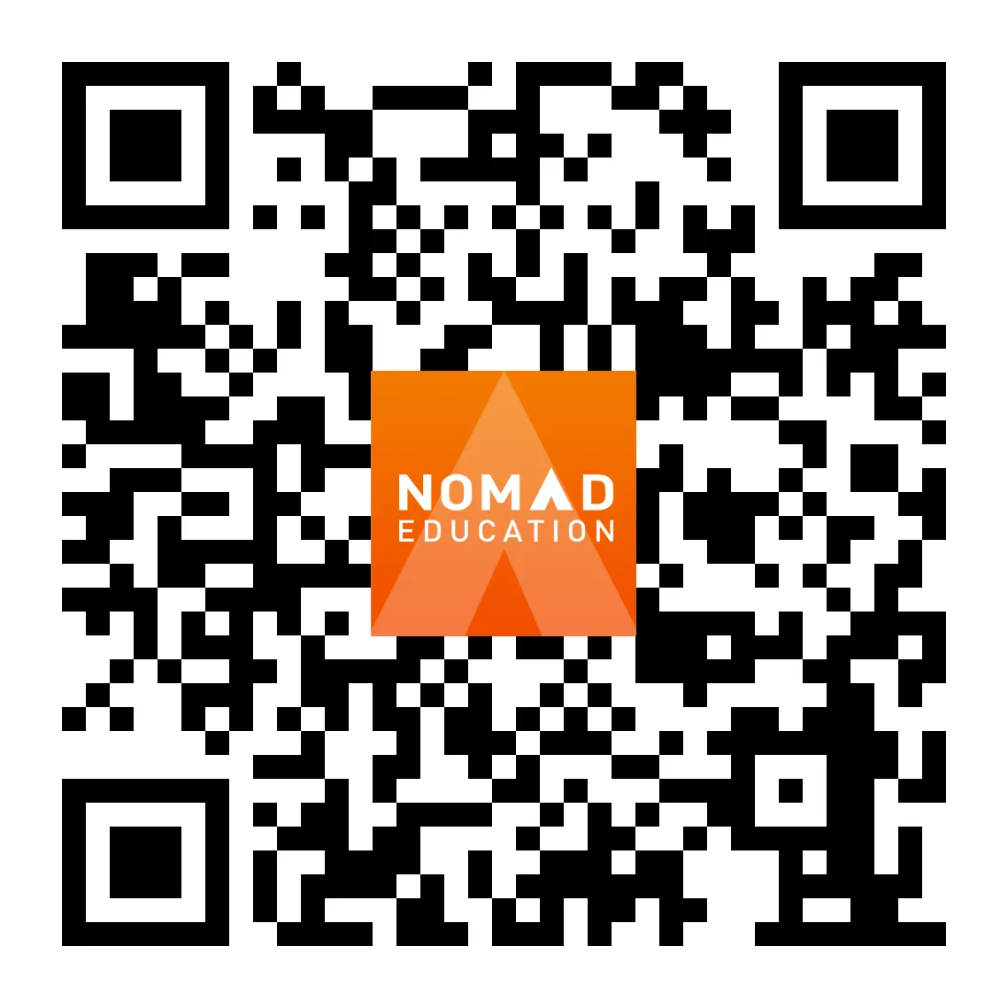 QR code — télécharger Nomad Education
