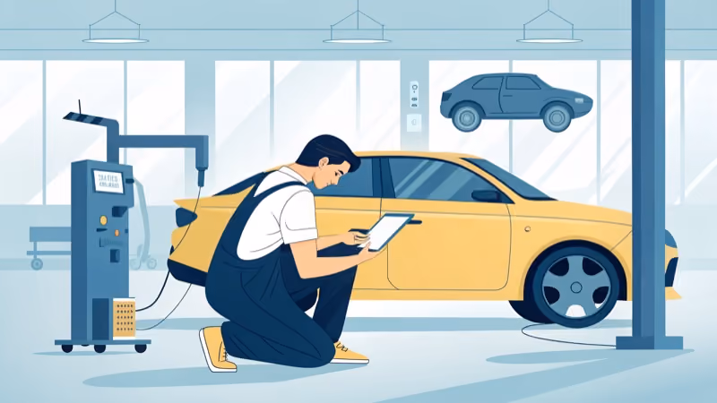 Modèle de formulaire Letmo « Fiche de réception véhicule »