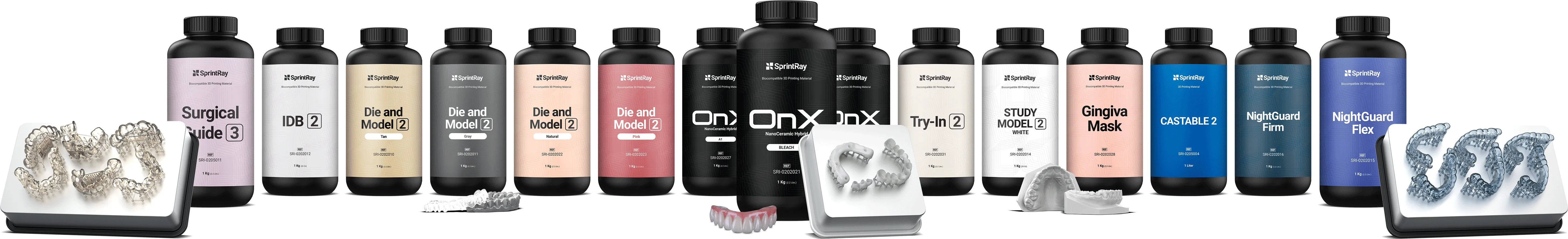 SprintRay Resinas para impresión 3D