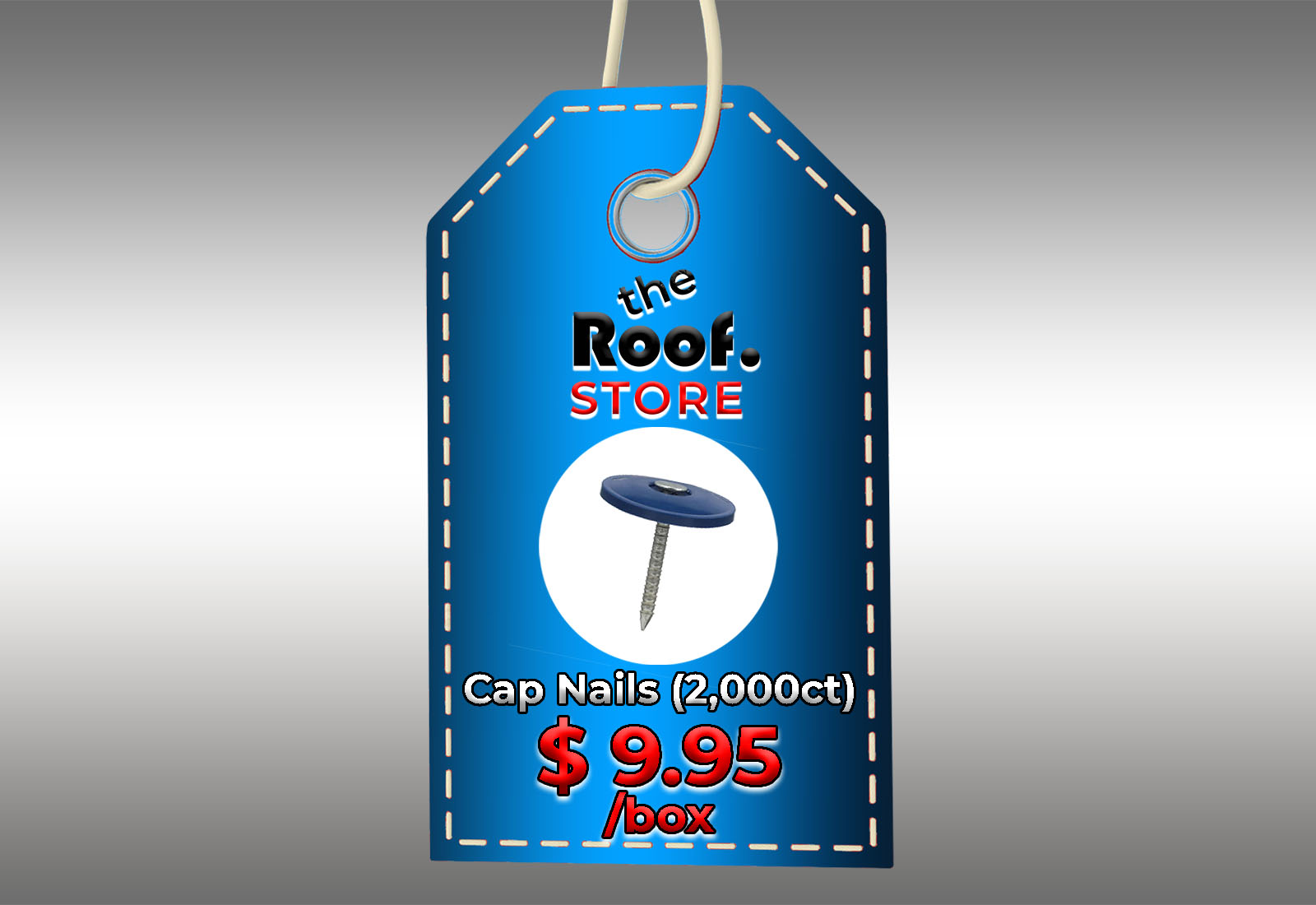 1 inch Cap Nails $9.95