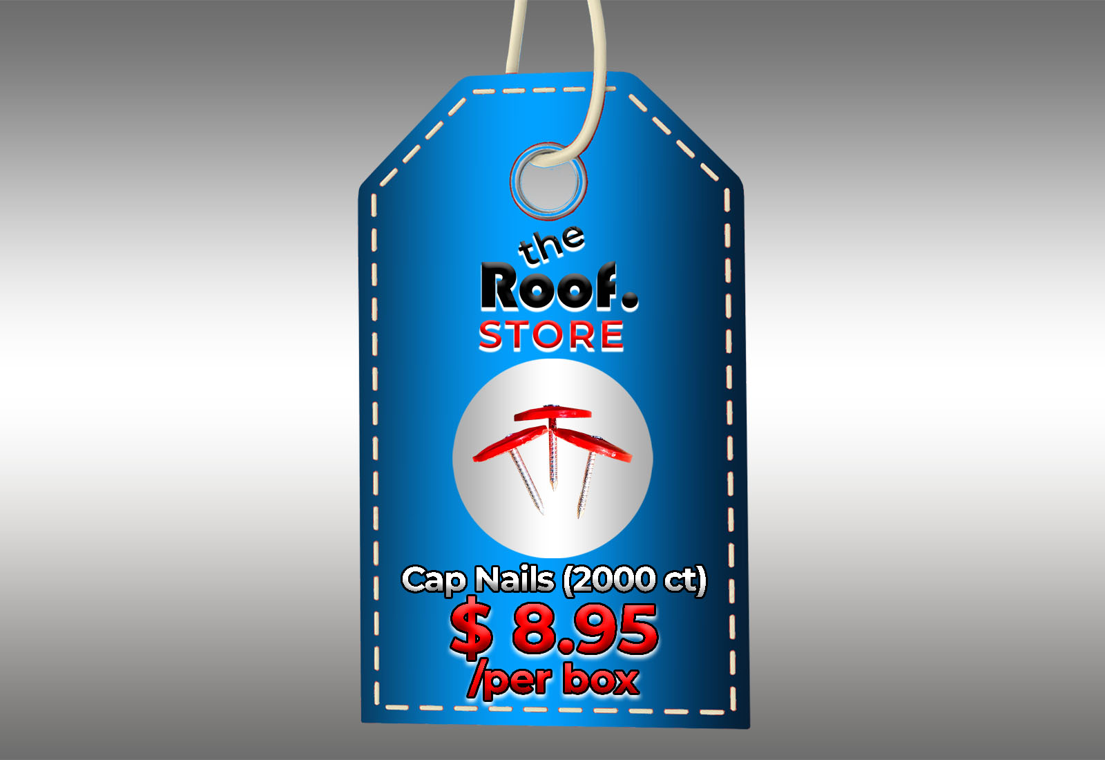 1 inch Cap Nails $8.95