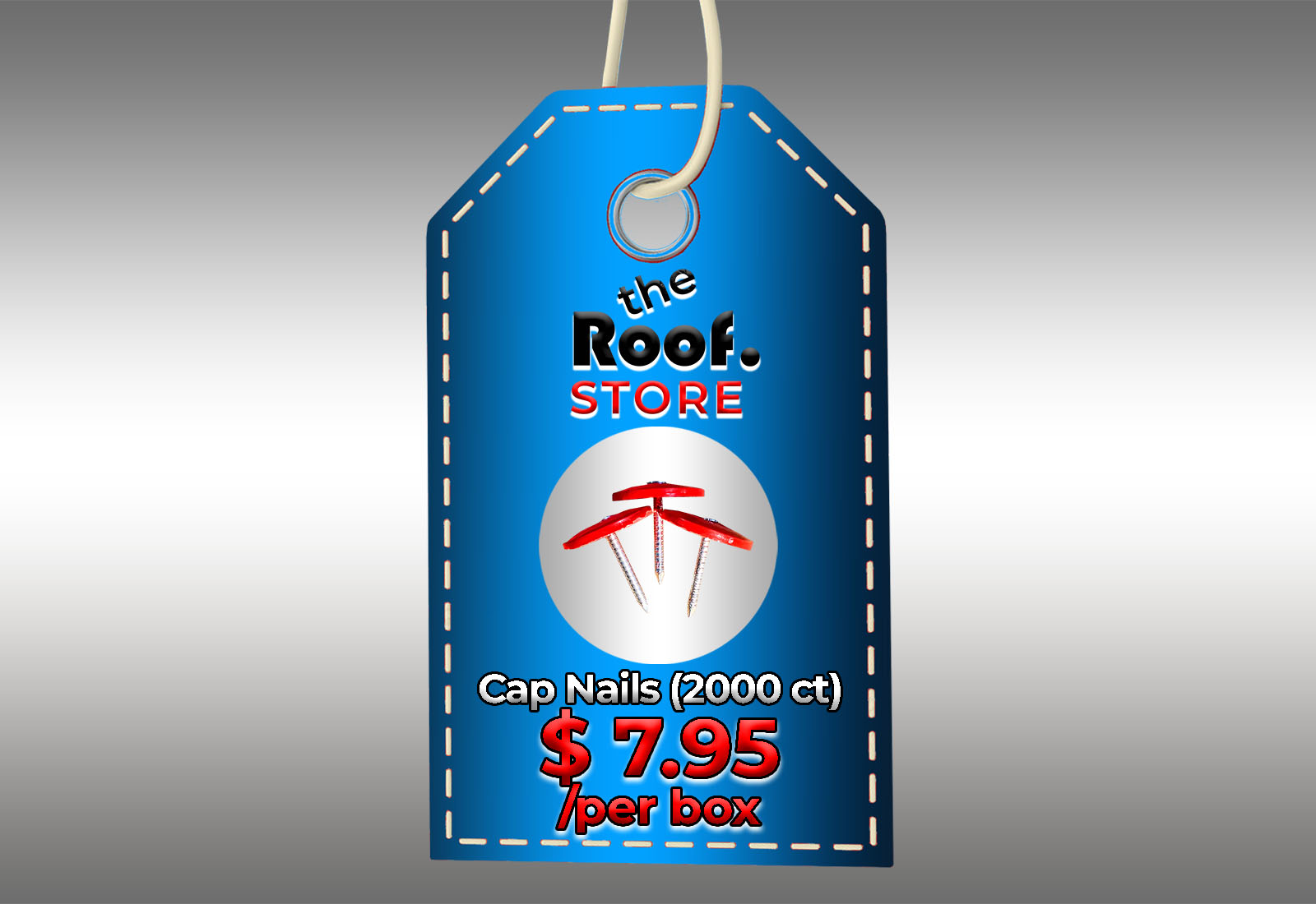 1 inch Cap Nails $7.95