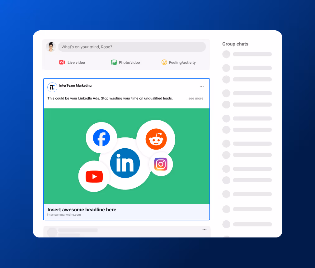 paid social advertising image
