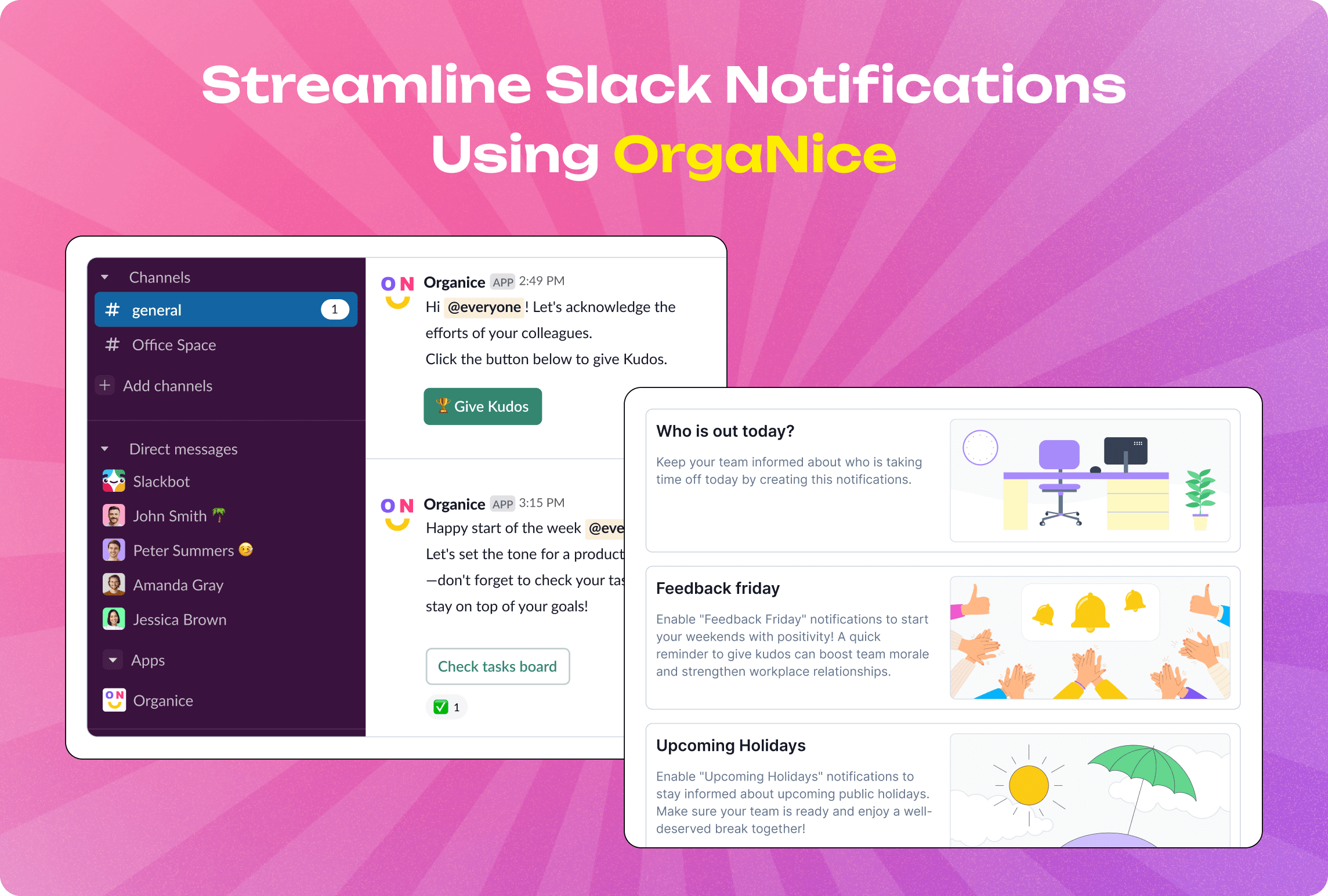 Optimize Slack Alerts with OrgaNice