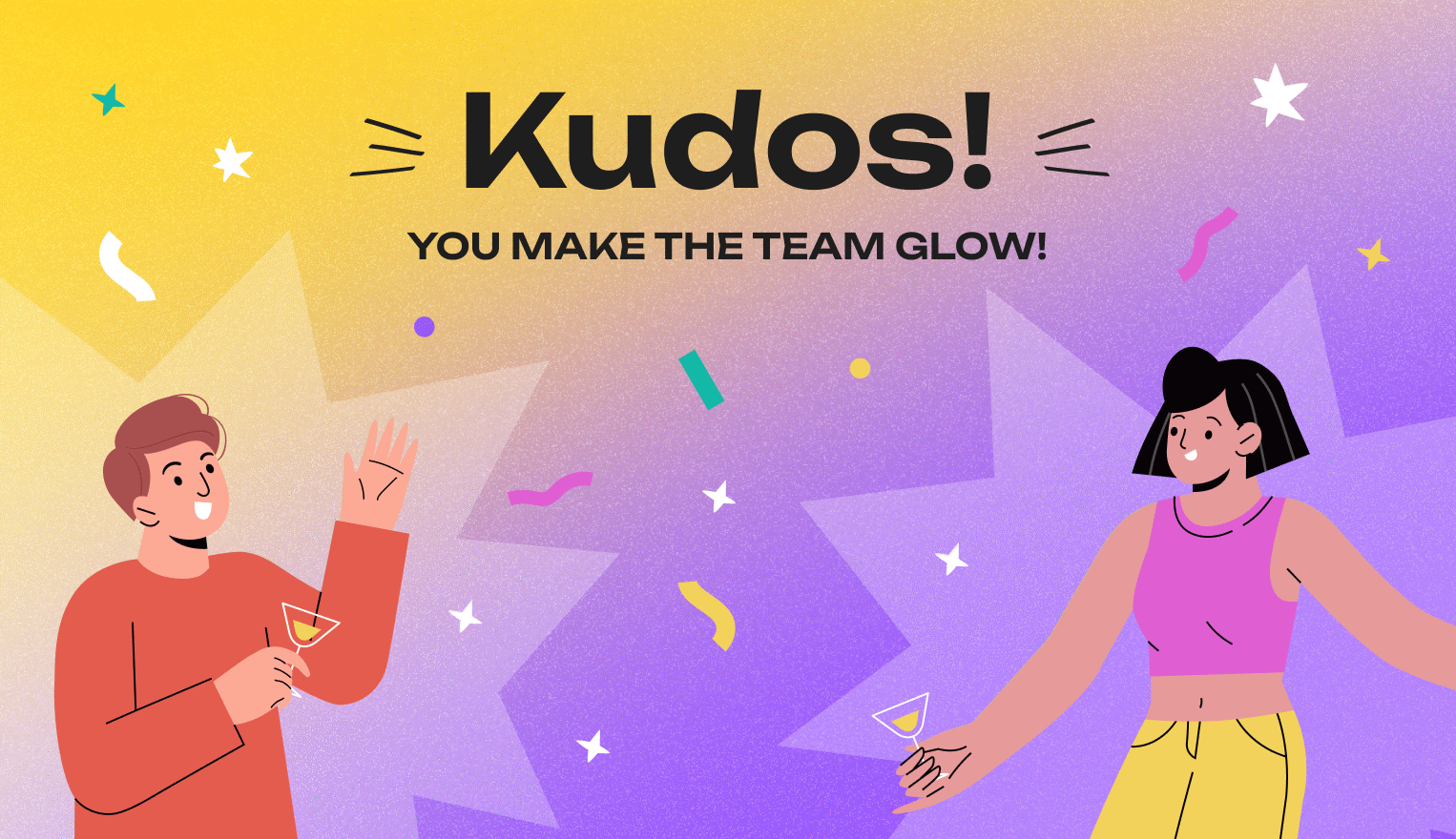 Enployee Kudos GIF for Uplifting the Team Spirit