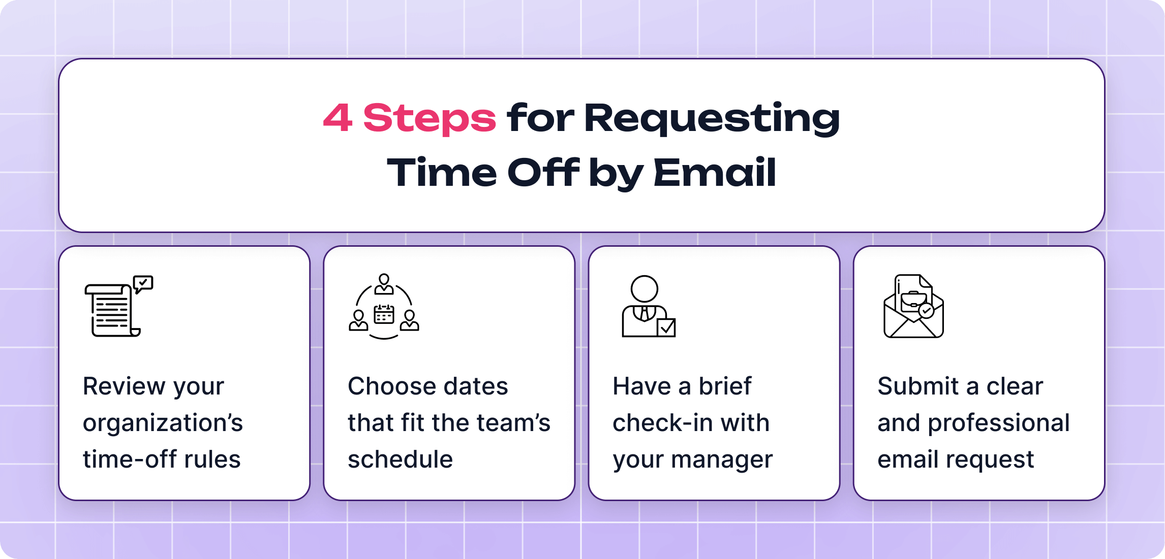 How to Request Time Off via Email in 4 Steps