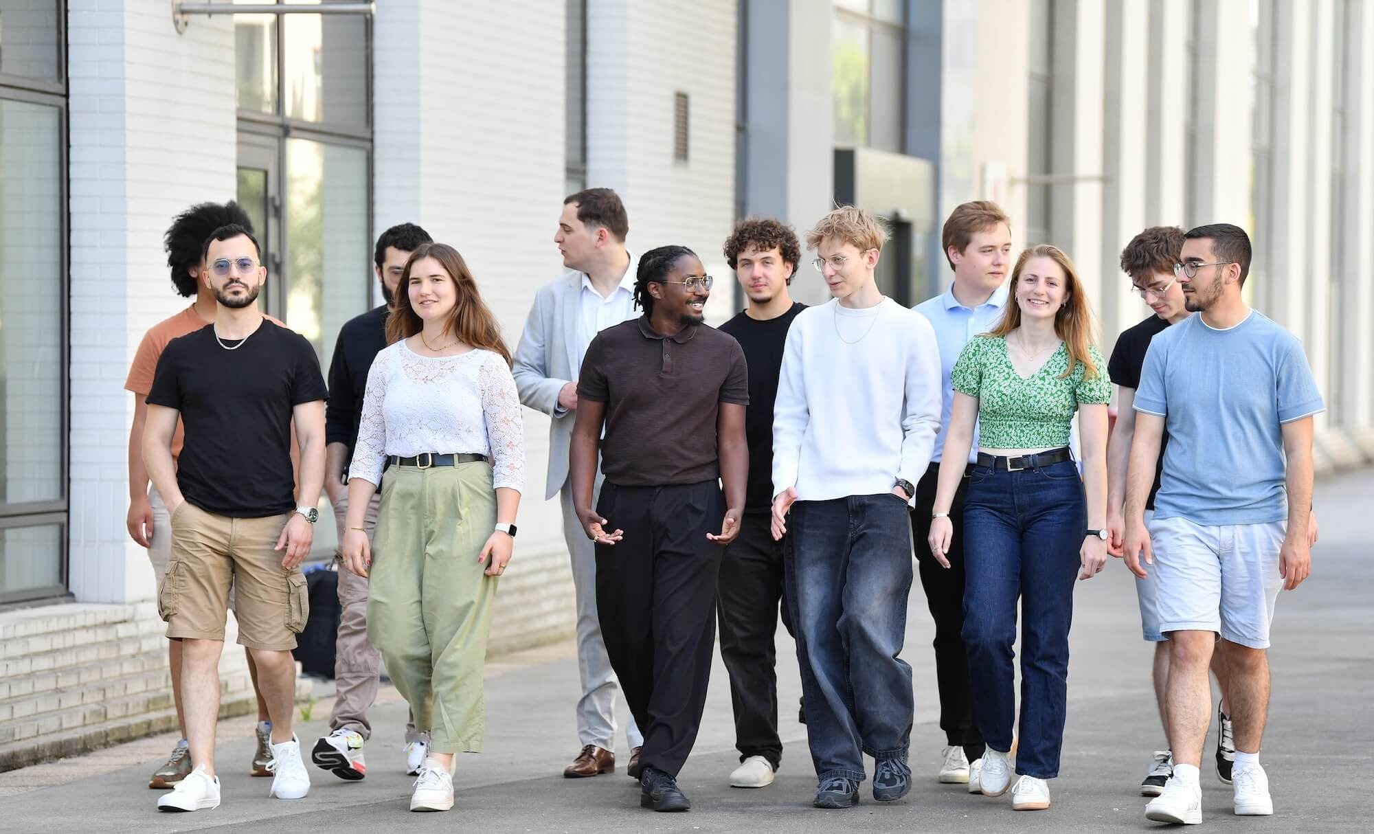 Rentrée des étudiants sur le campus OTERIA à Gennevilliers