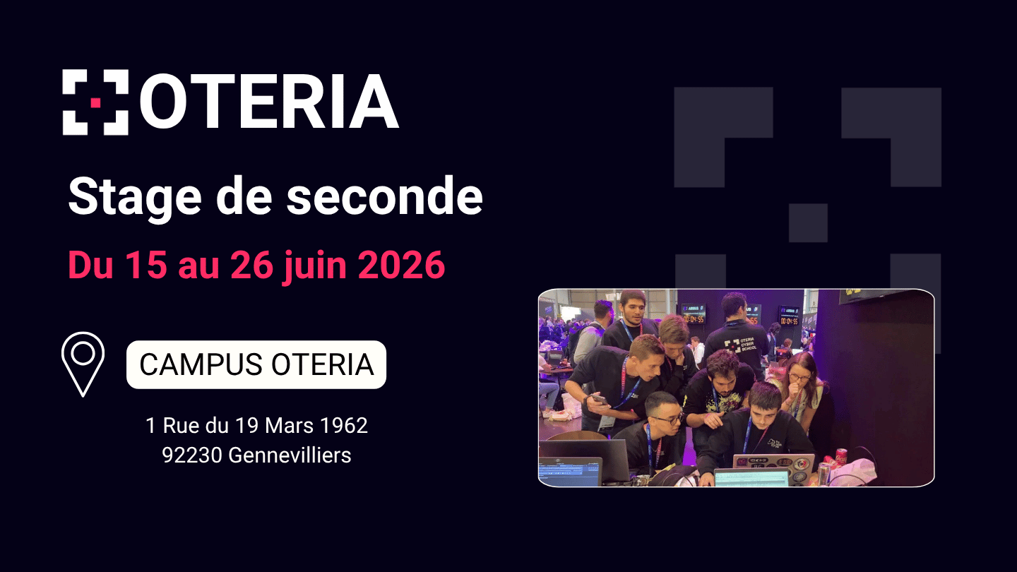 Stage de seconde en cybersécurité