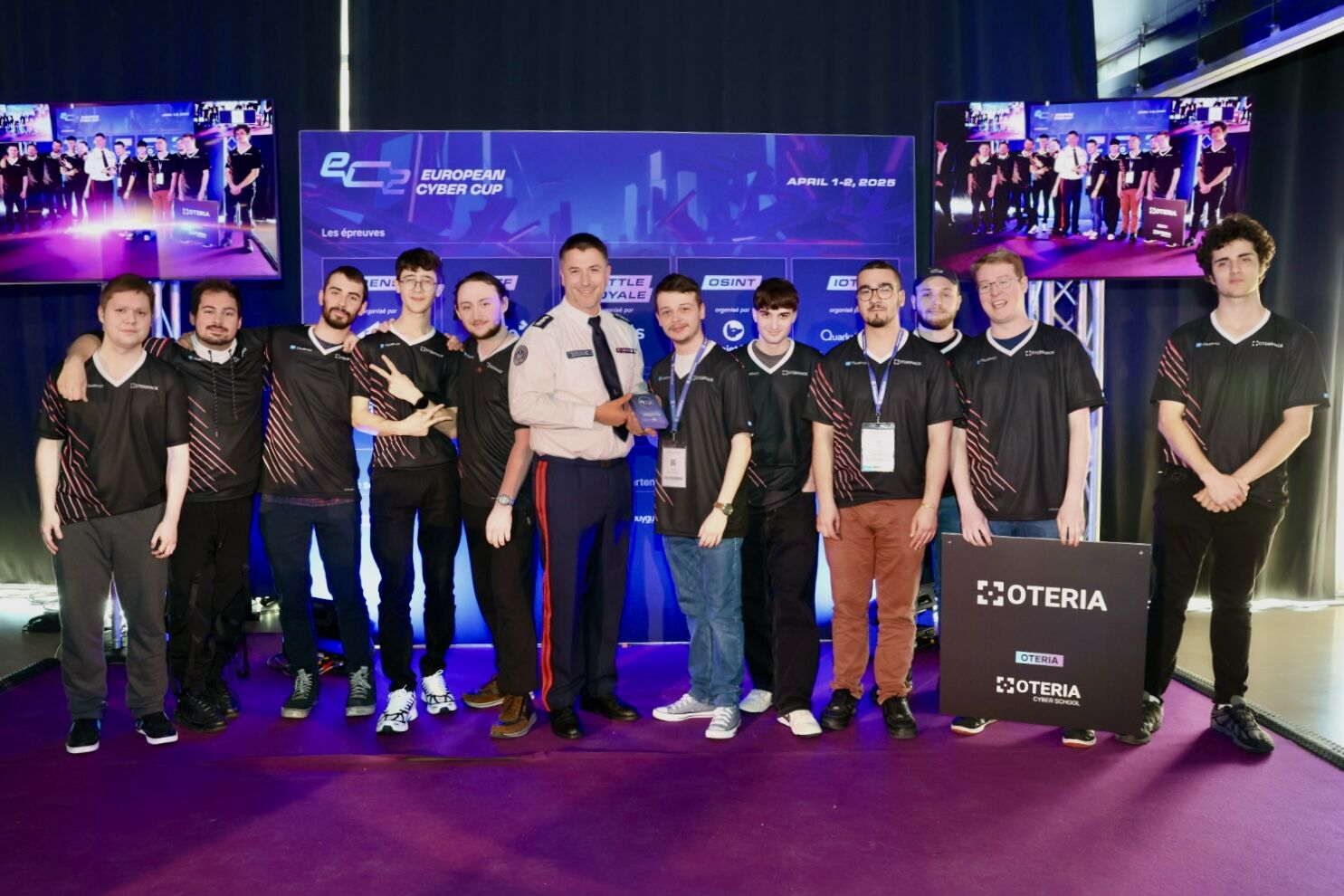 OteriHack première équipe française des qualifications du HackDay