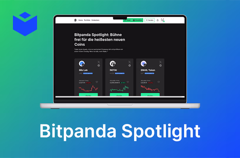 Bitpanda Spotlight: Frühzeitig in Krypto-Projekte investieren