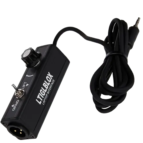 A Laptop Interface Box, good for getting audio from a phone or laptop