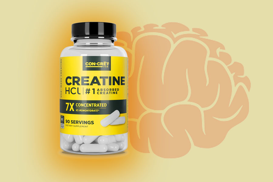 an image with creatine and a brain