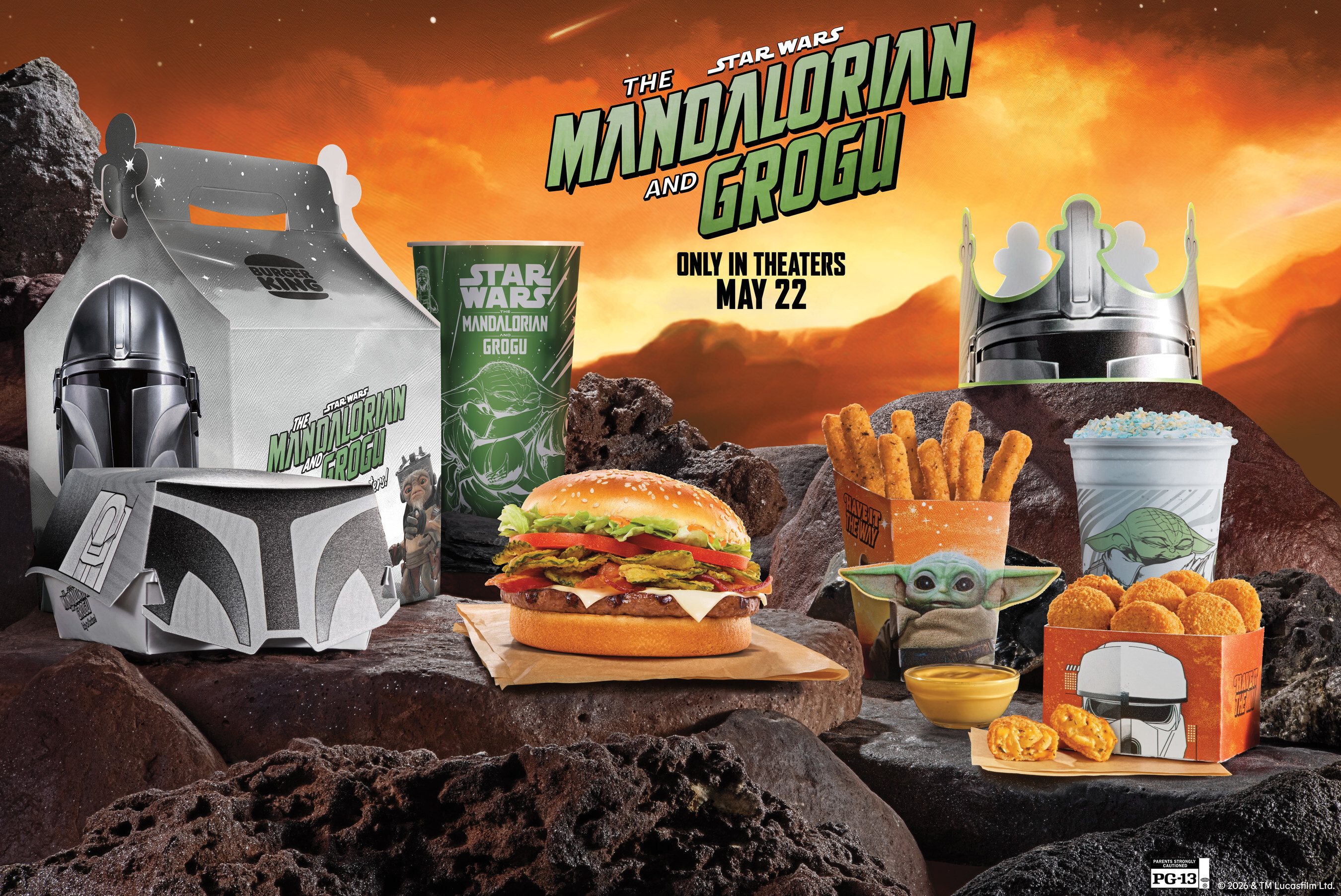 Burger King® Launches Out of This Galaxy Limited-Time Menu Inspired by the Highly-Anticipated Upcoming Movie - Star Wars: The Mandalorian and Grogu
