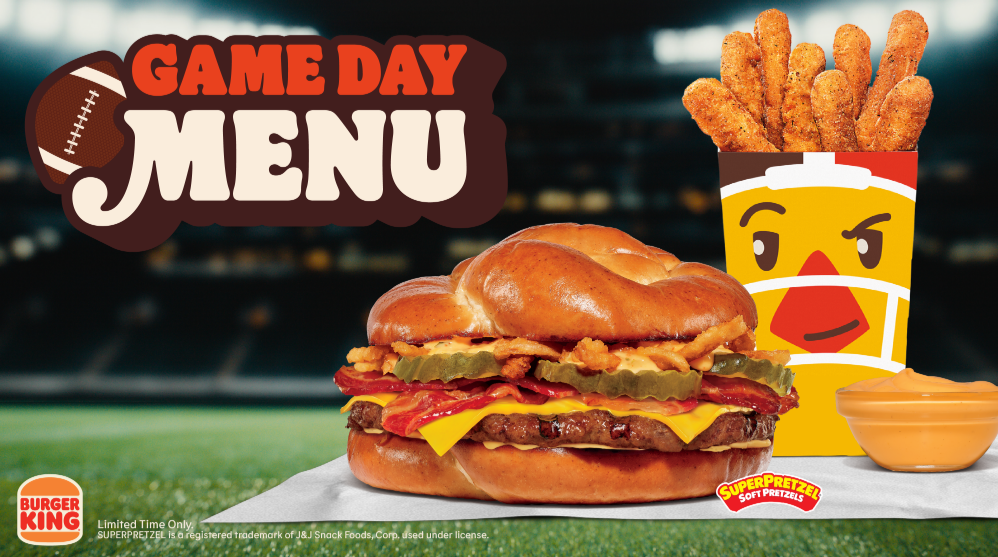 Burger King® Serves Up Game Day Flavor with New Stadium-Inspired Menu