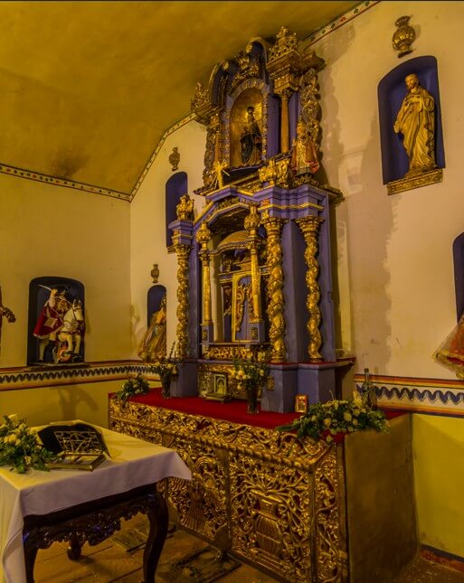Interior de la capilla