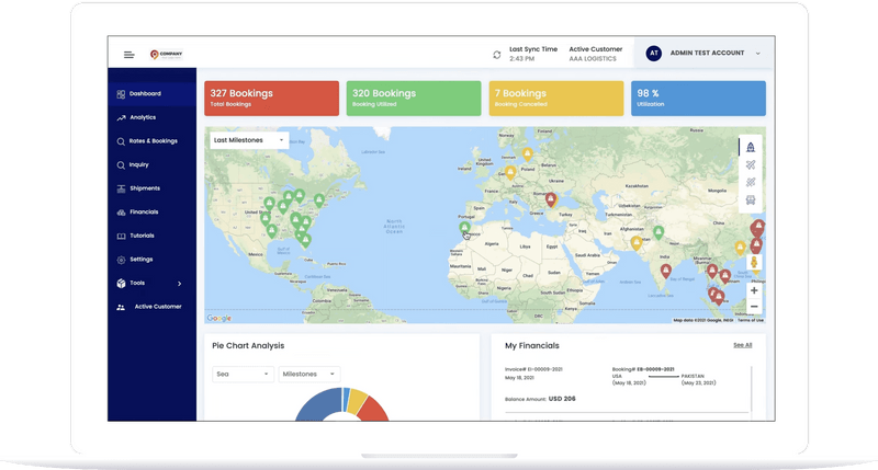 Freight Forwarding Software | Logistics Software | Gamasuite