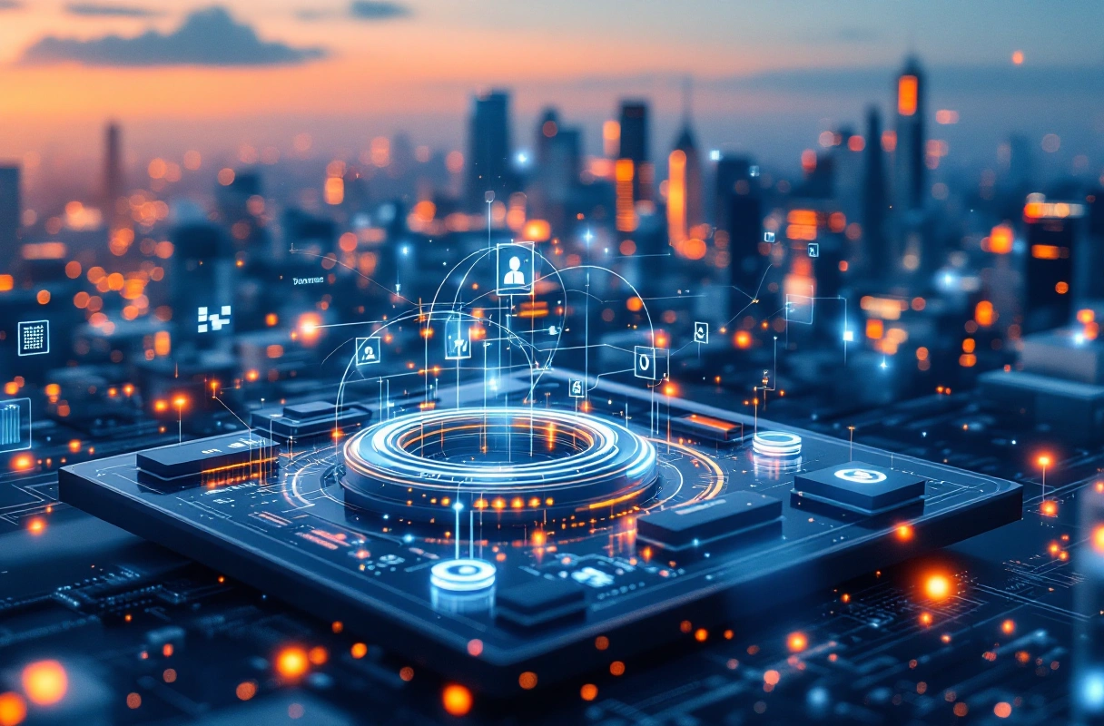 Professional image illustrating 2. Tokenization in Government