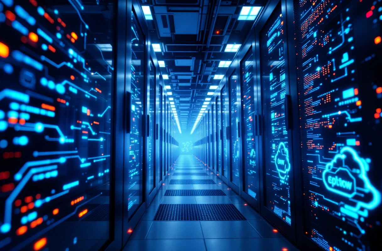 Professional image illustrating The Role of Cloud Computing in Data Center Optimization