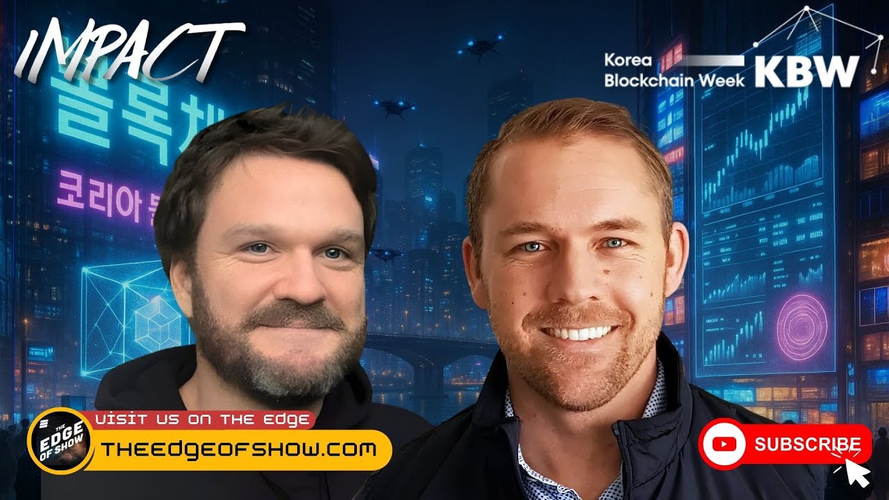 Hosts and founders discussing the AI agent economy in Web3 and Deepin aviation data