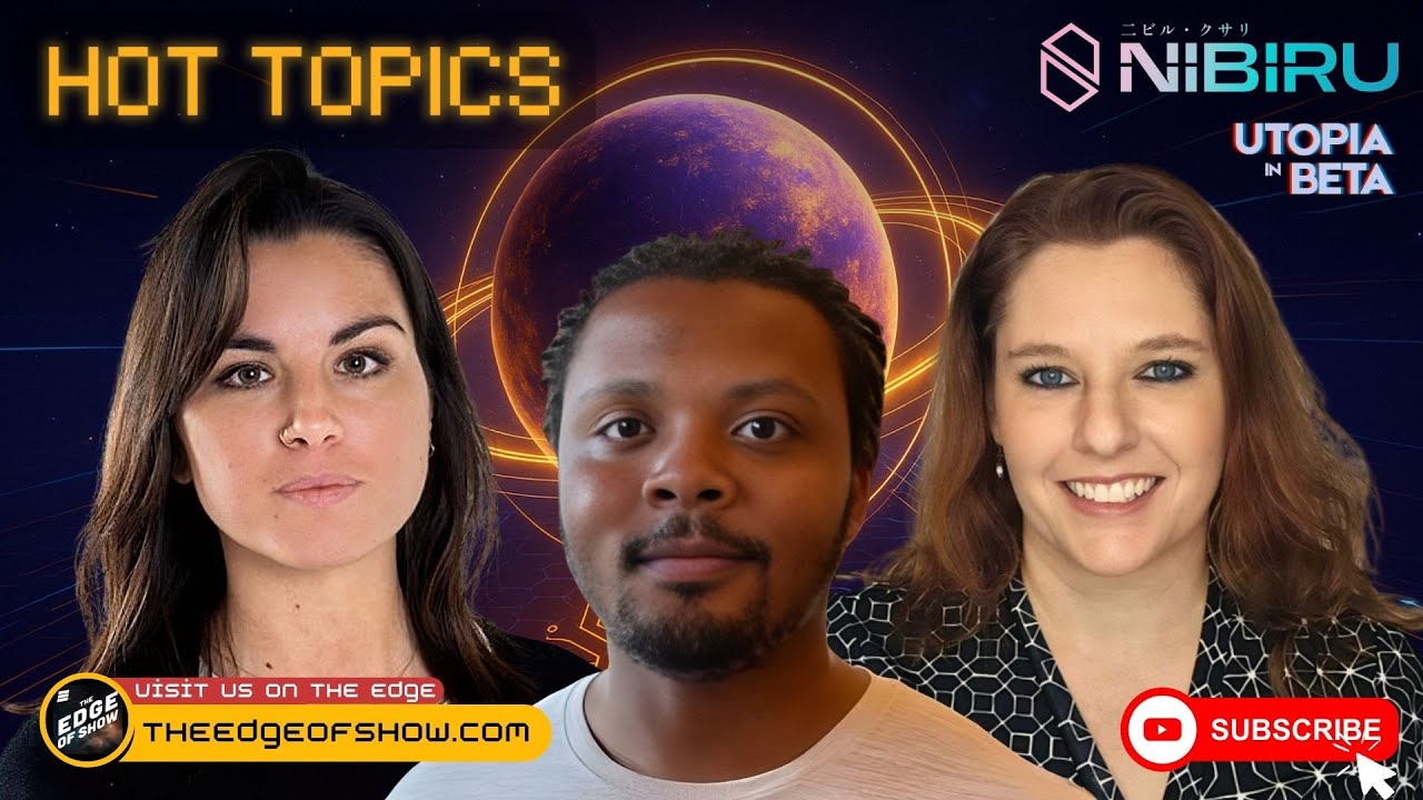 Token 2049 Singapore Hot Topics episode discussing AWS outage, A16z report, and Nibiru