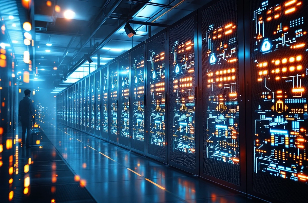 Professional image illustrating Network Security in Edge Computing