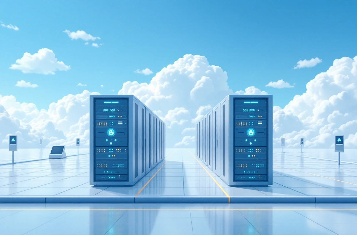 Professional image illustrating The Role of Blockchain in Data Center Infrastructure