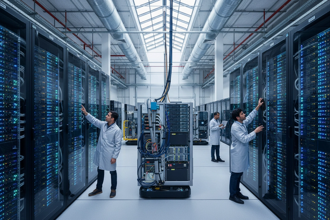 Professional image illustrating The Growing Need for Scalable Data Centers