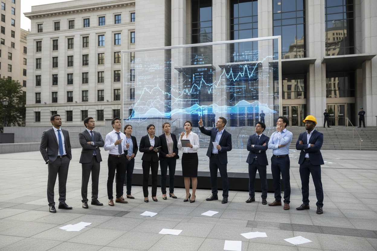 Professional image illustrating Navigating the Risks of AI Governance