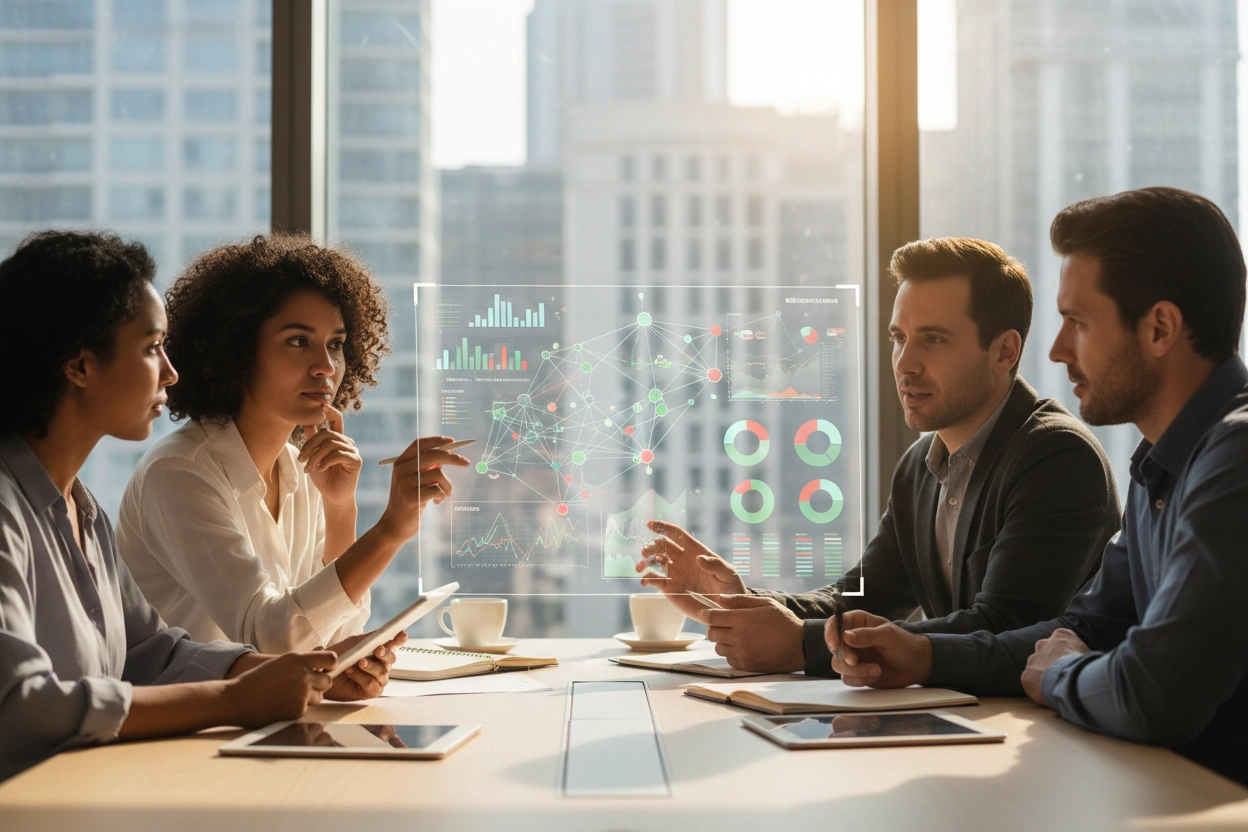 Professional image illustrating Key Technologies Behind AI in Risk Assessment