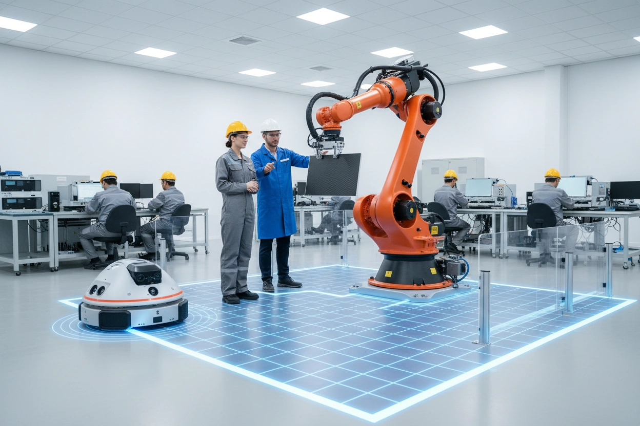 Professional image illustrating Understanding Human-Robot Interaction Dynamics