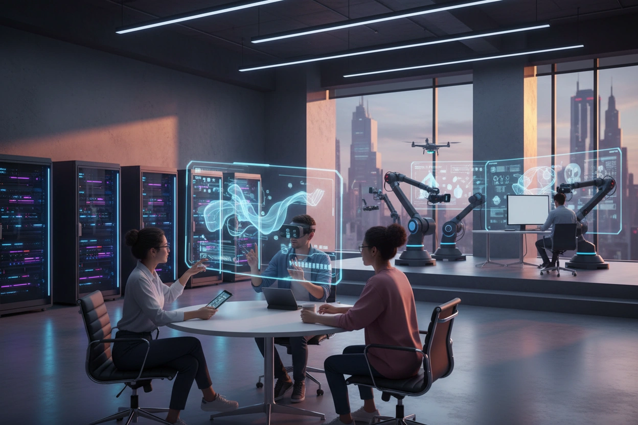 Professional image illustrating Emerging Trends in Content Production